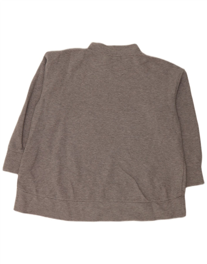 COS Sweat-shirt surdimensionné pour femme UK 14 Grand coton gris