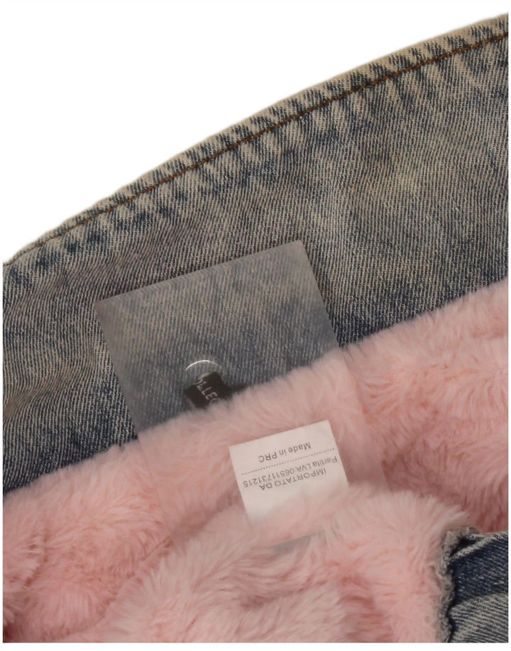 NOUVELLE COLLECTION Veste en jean surdimensionnée à manches 3/4 pour femme UK 10 Petit Bleu