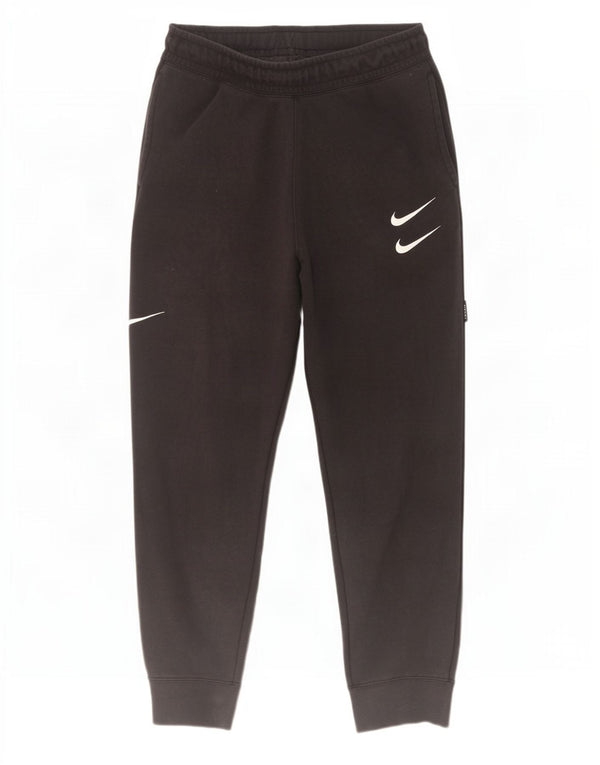 Pantalon de survêtement Nike Swoosh Graphic pour homme, en coton noir moyen