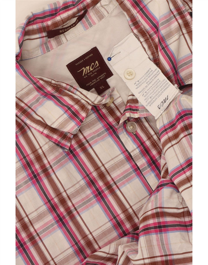 MARLBORO CLASSICS Chemise Regular Fit XL en Coton à Carreaux Multicolore pour Homme