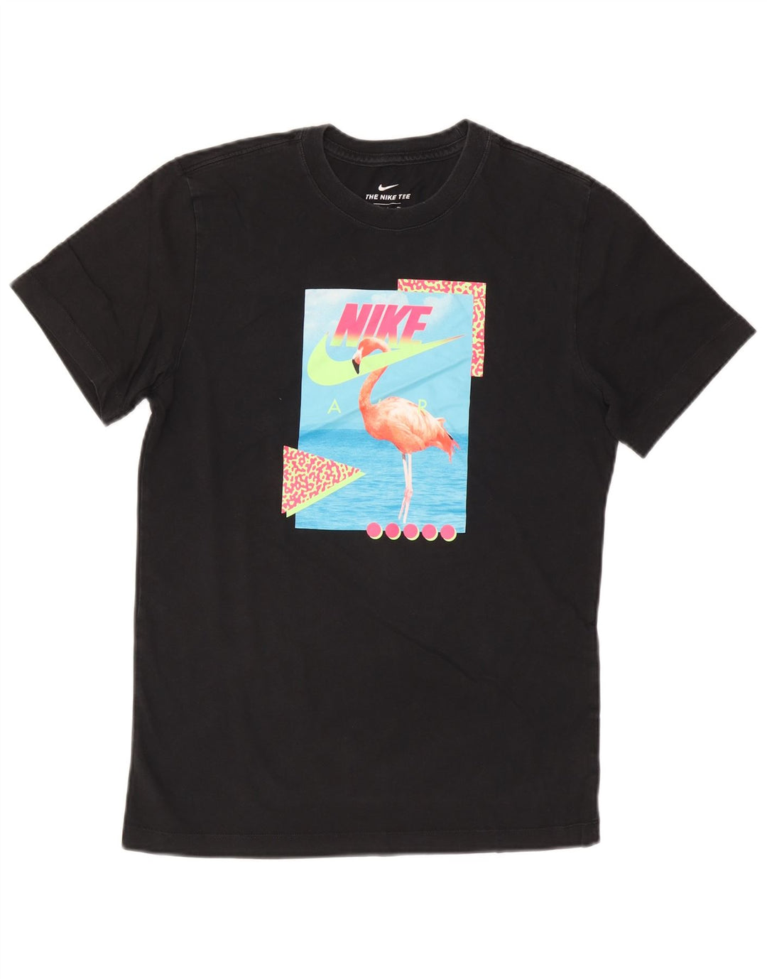 Nike T-shirt graphique pour homme en coton noir Taille S