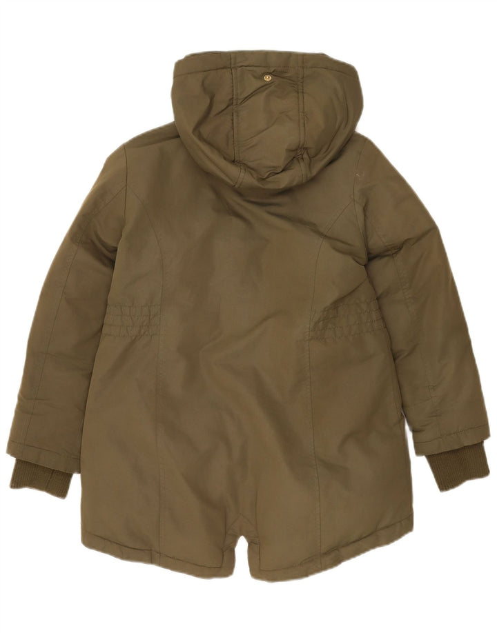 MICHAEL KORS Parka à capuche fille 7-8 ans Kaki Polyester