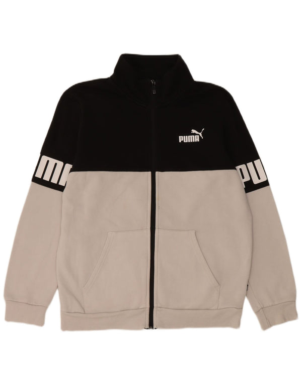 Puma Veste de Survêtement Graphique Homme Noir Moyen Coton Colorblock