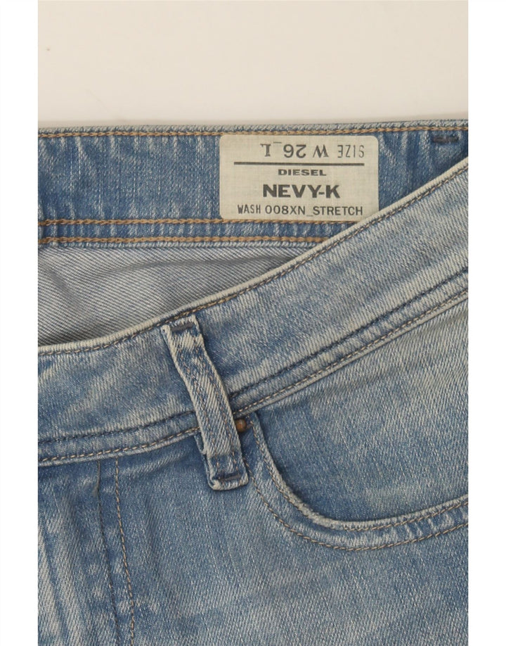 DIESEL Womens Nevy Slim Jeans W26 L27 Blue Cotton Vintage Diesel and Second-Hand Diesel from Messina Hembry 