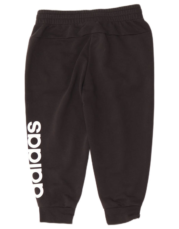Adidas Pantalon de survêtement pour femme Graphic Capri Joggers UK 8/10 Small Noir
