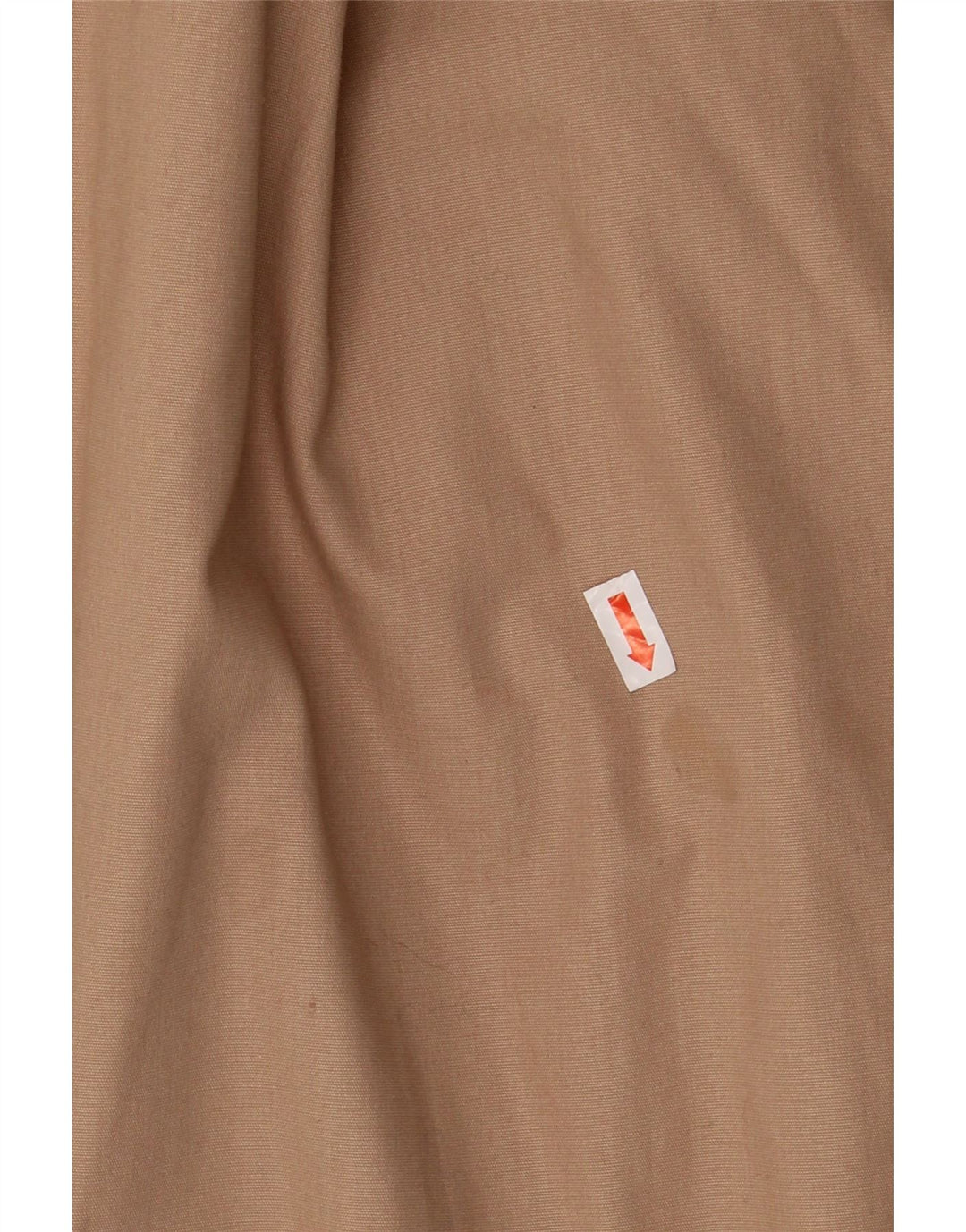 VINTAGE Mens Bomber Jacket UK 38 Medium Beige Colourblock Polyester