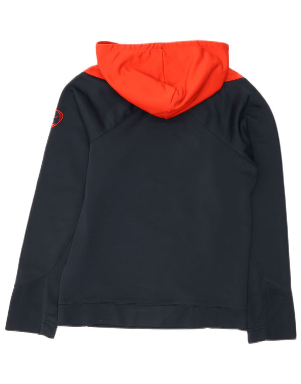 Nike Pull à capuche graphique pour garçon 12-13 ans Bleu marine Large Colorblock