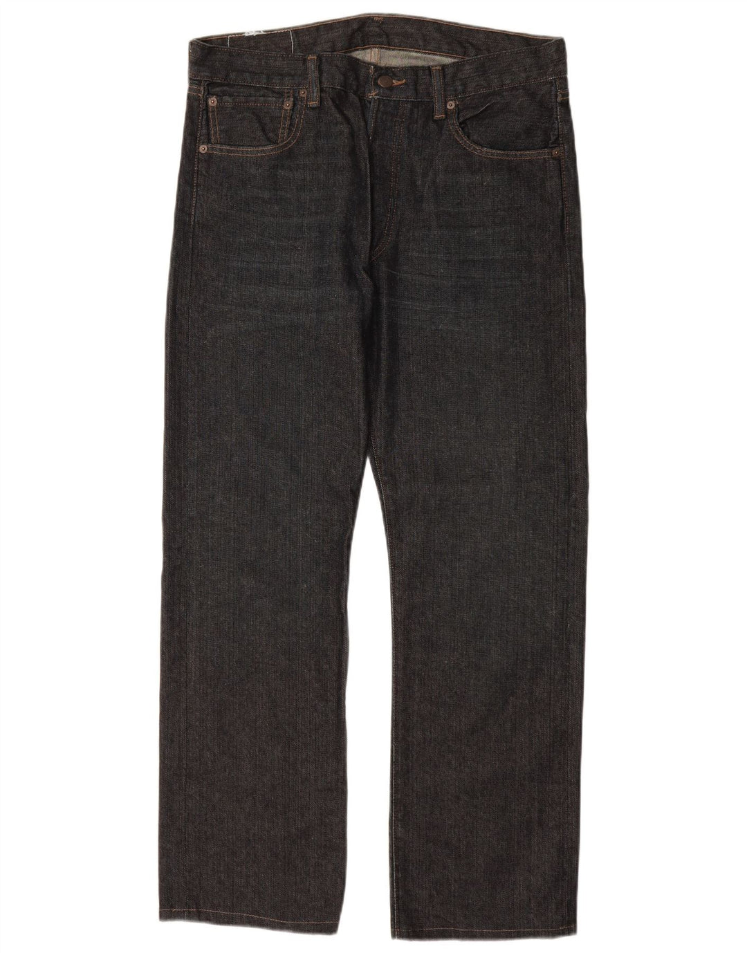 LEVI'S Jean Droit 501 Homme W34 L30 Bleu Marine Coton