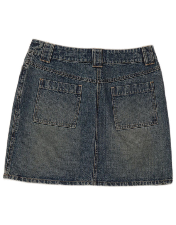 Dorothy Perkins Mini jupe en jean pour femme UK 10 Small W28 Bleu Coton