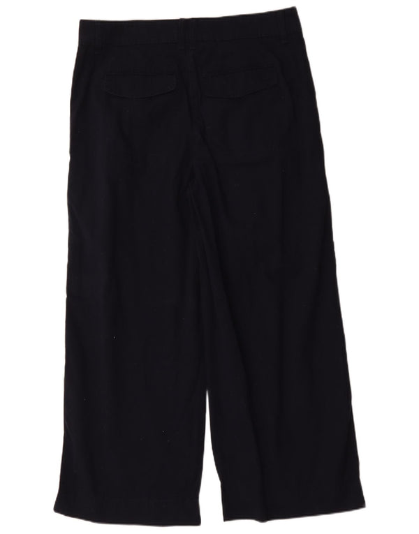 Marks & Spencer Pantalon décontracté pour femme UK 16 Large W36 L28 Bleu marine