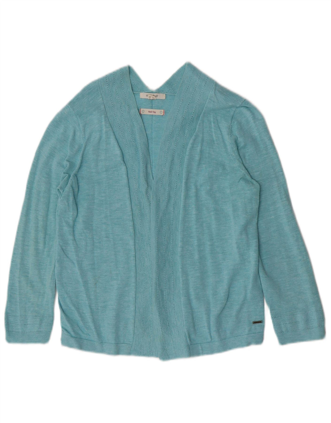 White Stuff Bolero Jumper UK 10 Small Vert Coton Femme