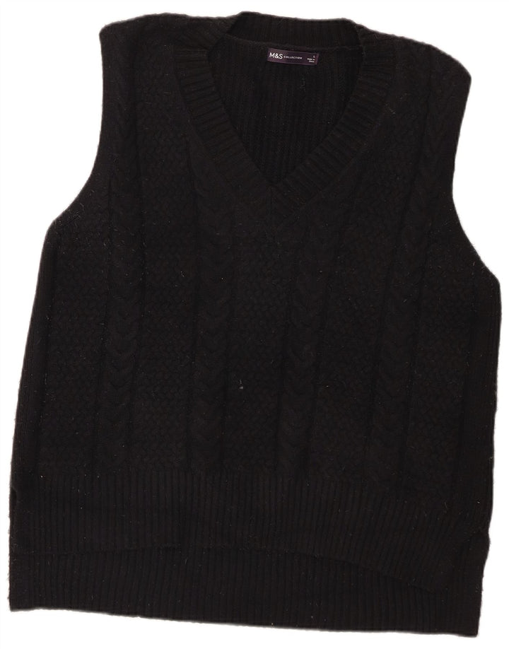 Marks & Spencer Débardeur pour homme Large Noir Polyester