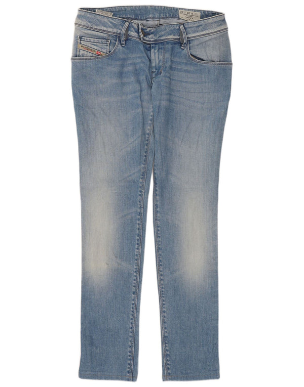 Diesel Jean Skinny Nevy Femme W28 L28 Bleu Coton