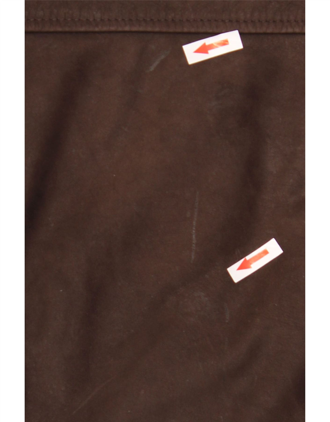 Olly & Co Veste en cuir surdimensionnée pour femme UK 12 Marron moyen
