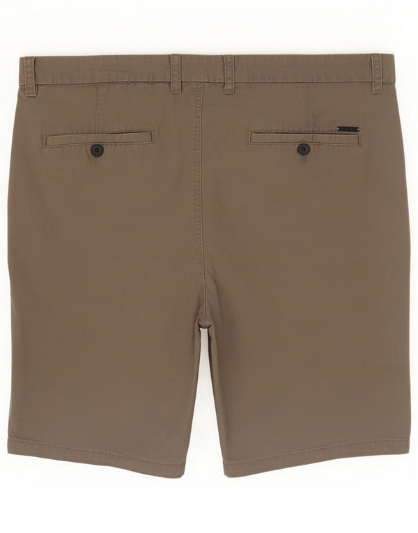 Pierre Cardin Short Chino Coupe Regular Homme XL W40 Coton Kaki