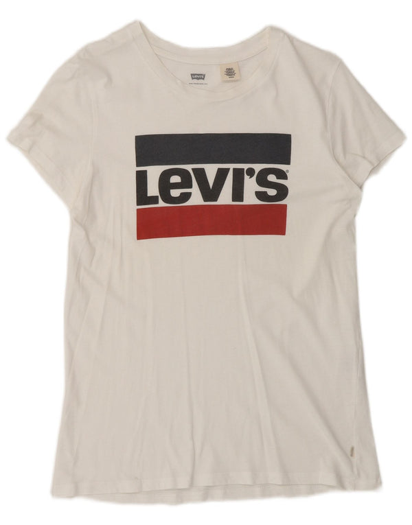 Levi's Tee-Shirt Graphic Homme Petit Blanc