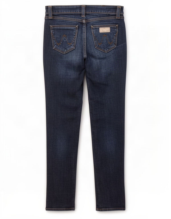 Wrangler Jean Slim Lia Femme W27 L34 Bleu Marine Coton