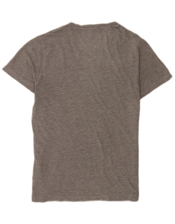 Tommy Hilfiger T-Shirt Homme Gris Moyen Moucheté Coton