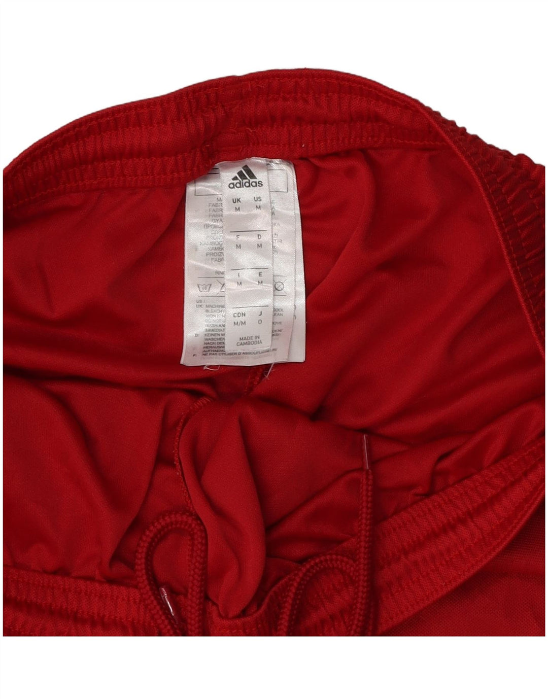 ADIDAS Short de Sport Aeroready Homme Rouge Moyen Polyester