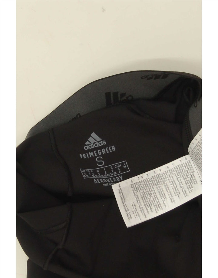 Adidas Femmes Aeroready Leggings UK 8/10 Petit Noir Polyester