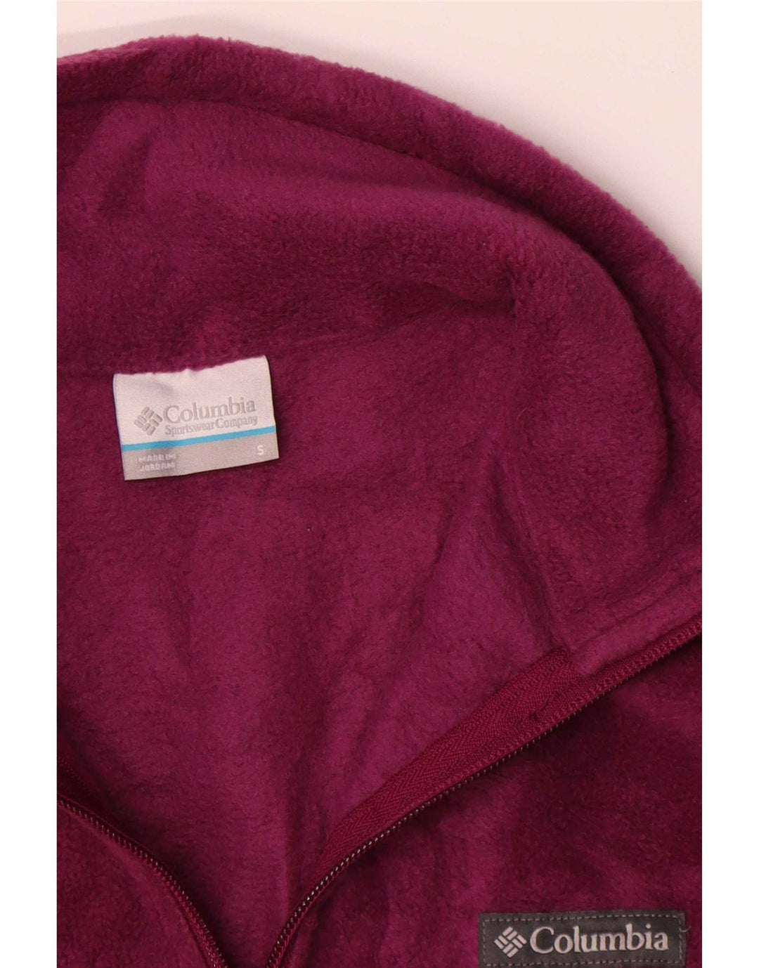 Columbia Veste Polaire Femme UK 10 Petit Bordeaux Polyester