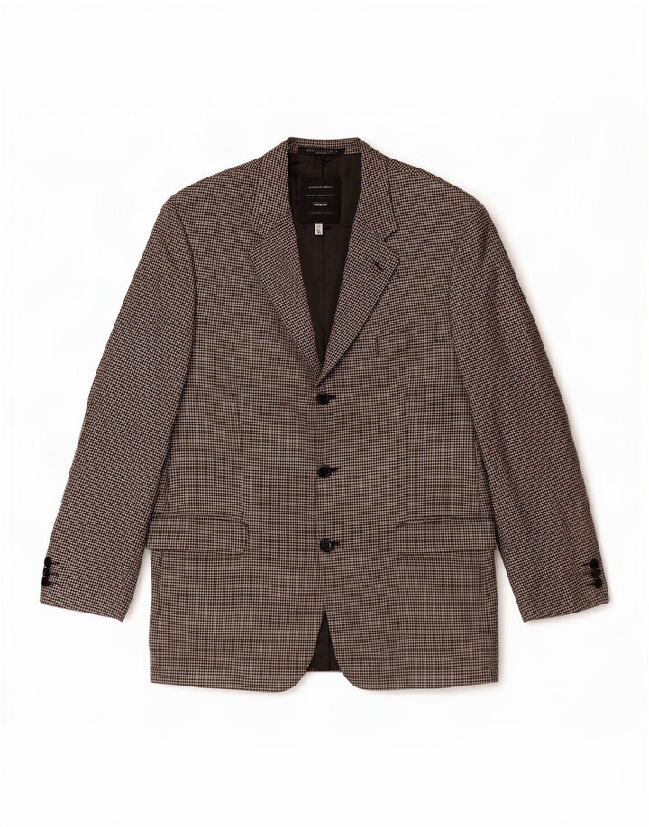 Marks & Spencer Veste St. Michael Blazer pour homme UK 42 Grand carreaux gris