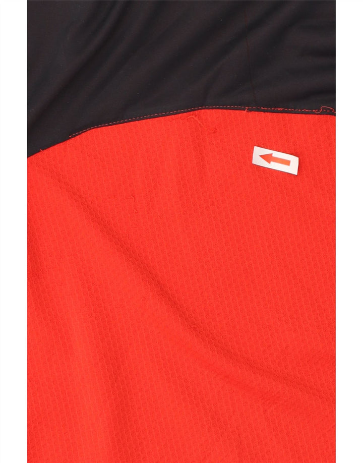 Puma T-Shirt Graphique Homme Small Rouge Colourblock