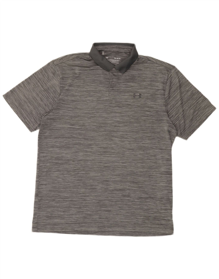Under Armour Polo Homme Large Gris Moucheté Polyester