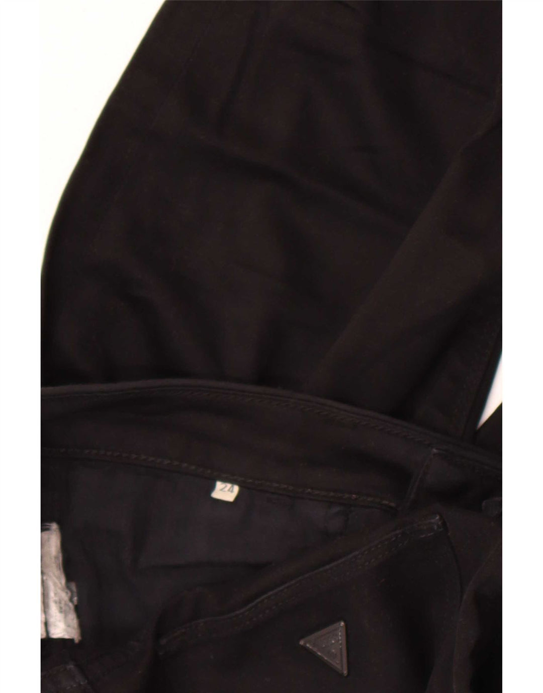 Guess Jean skinny super bas W24 L27 pour femme Noir