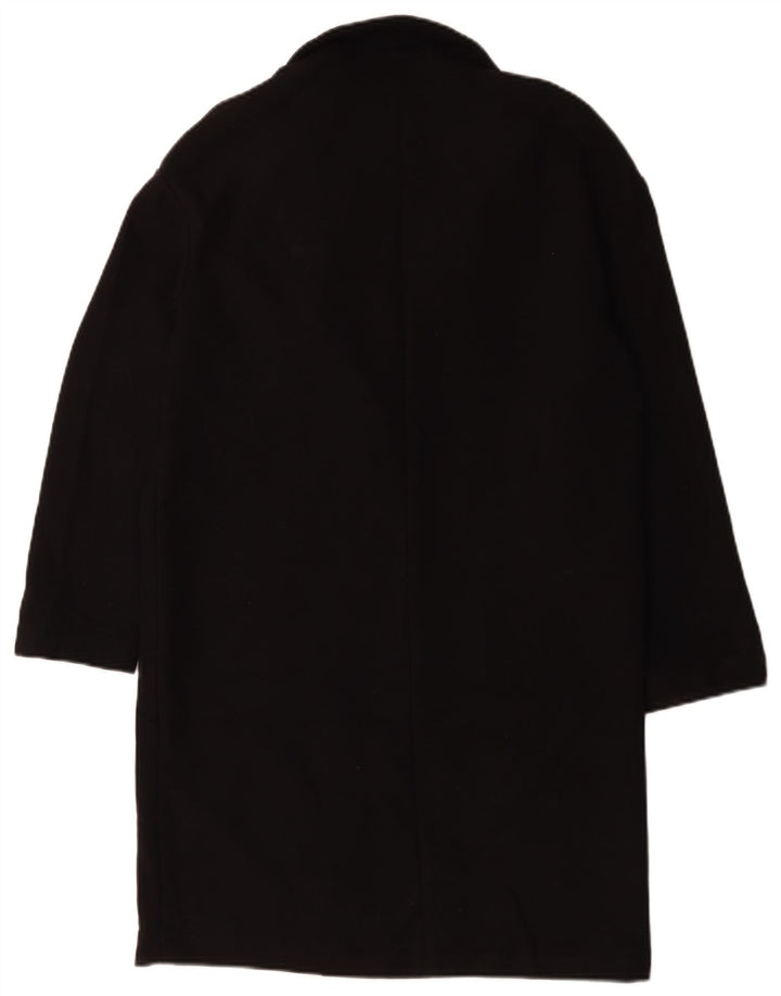 Topshop Manteau surdimensionné pour femme UK 10 Petit Noir Polyester