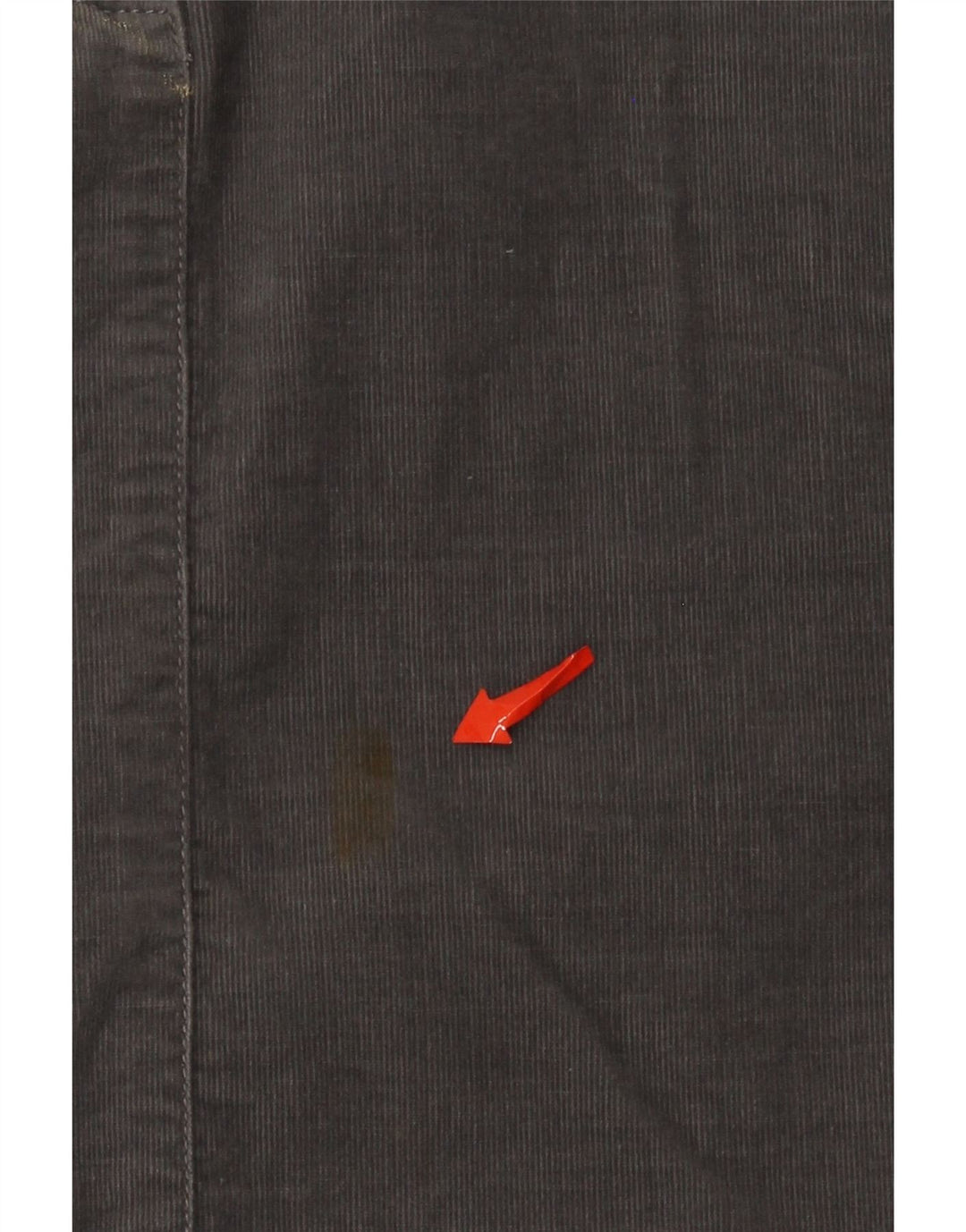Benetton Femme Mini Jupe En Velours Côtelé IT 42 Moyen W30 Gris Coton