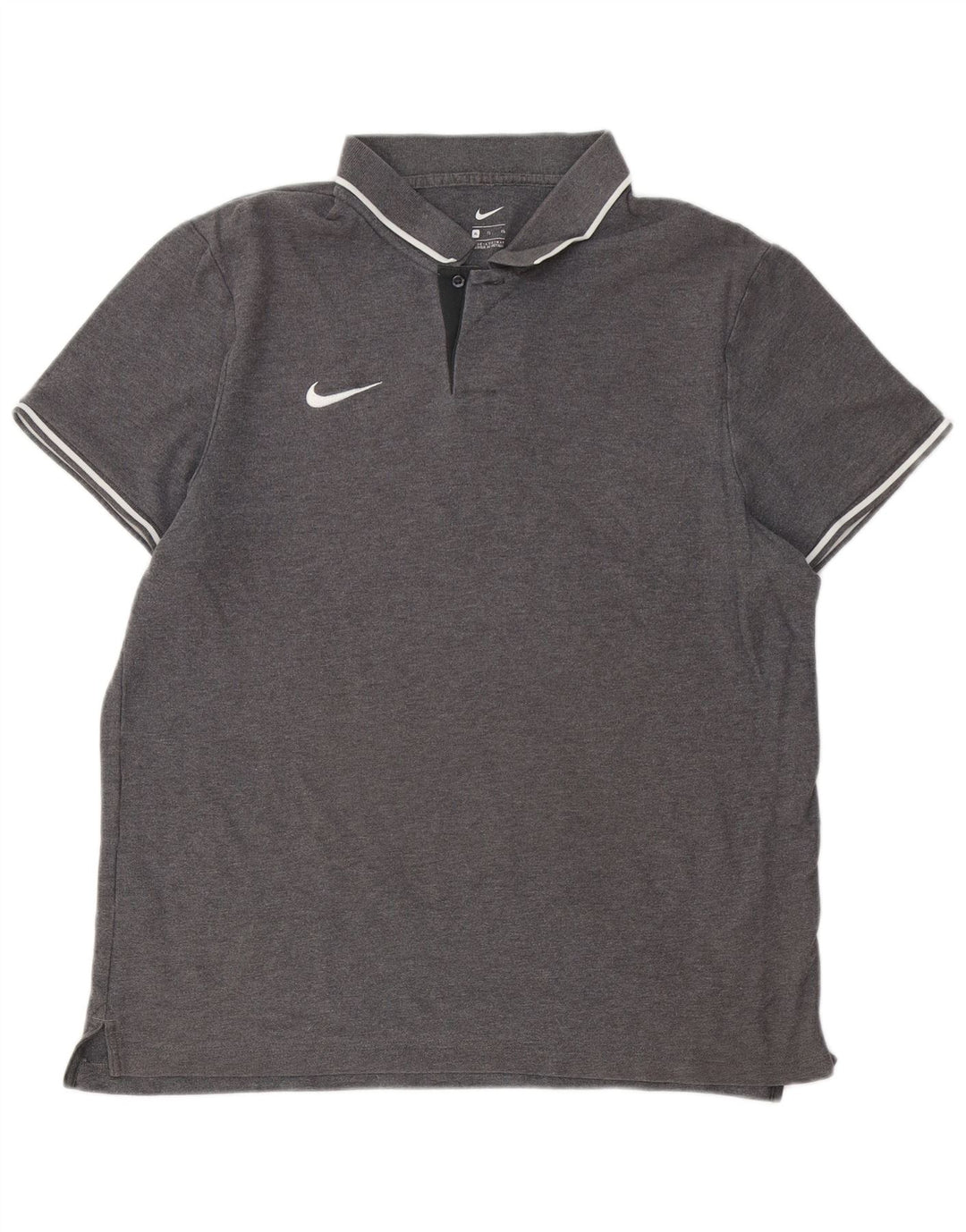 NIKE Polo Homme XL Gris Coton