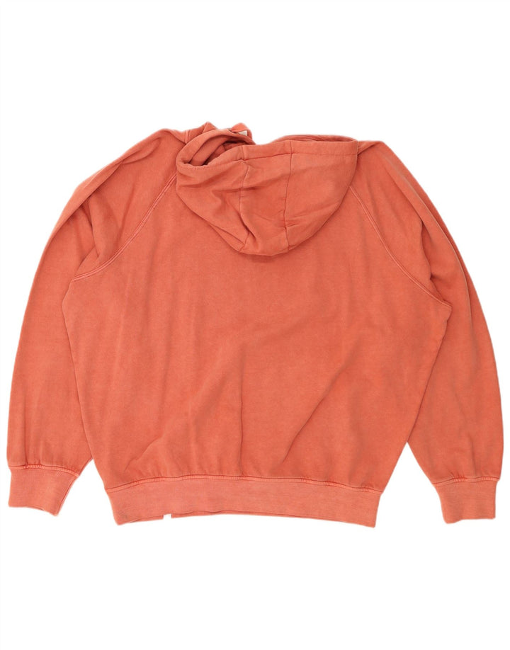 ANIMAL Pull à capuche surdimensionné graphique pour femme UK 14 Grand coton rose