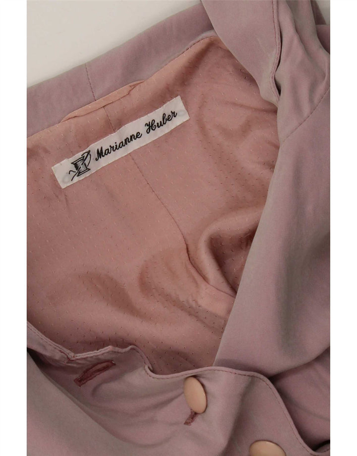 Veste à capuche femme vintage UK 14 Moyen Violet