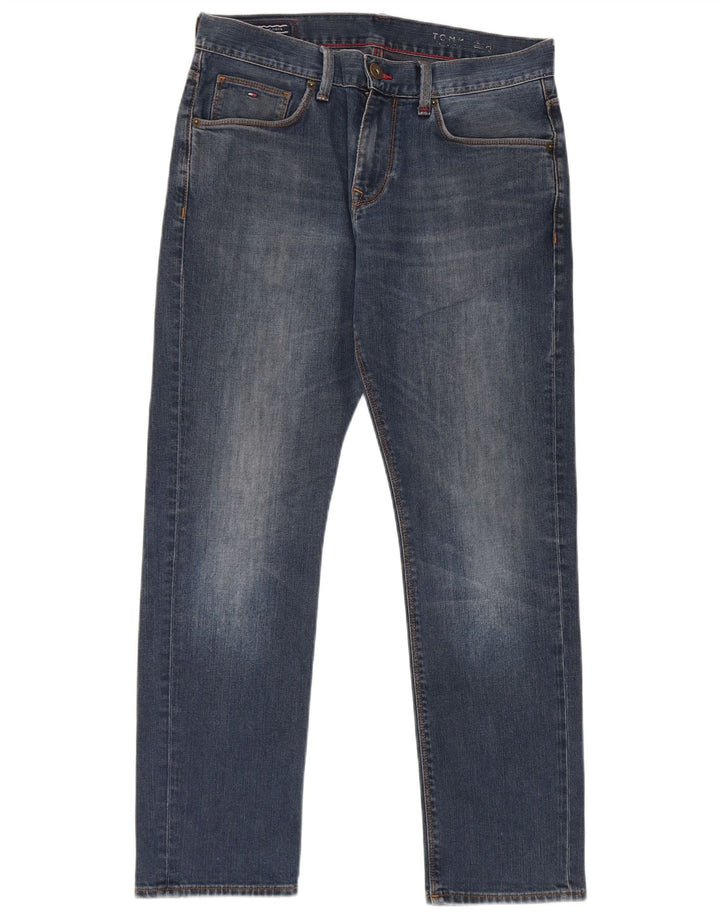 Tommy Hilfiger Jean Slim Homme W31 L30 Bleu Coton