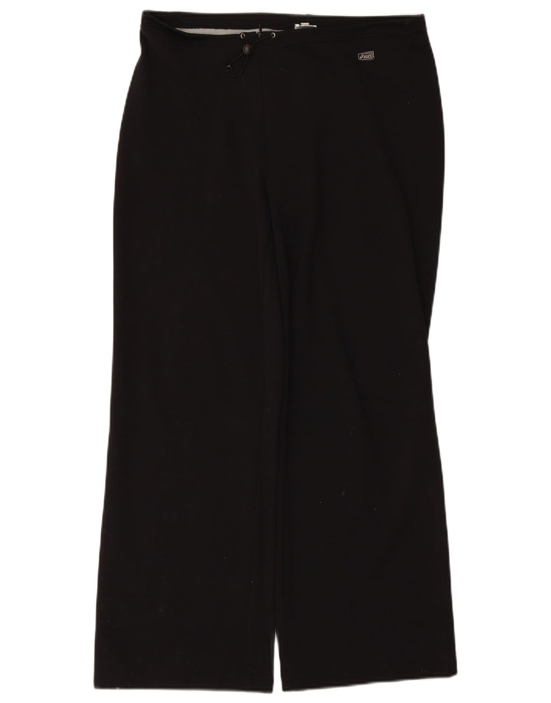 OASIS Pantalon de survêtement à jambe large pour femme Large W32 L28 Noir Polyamide