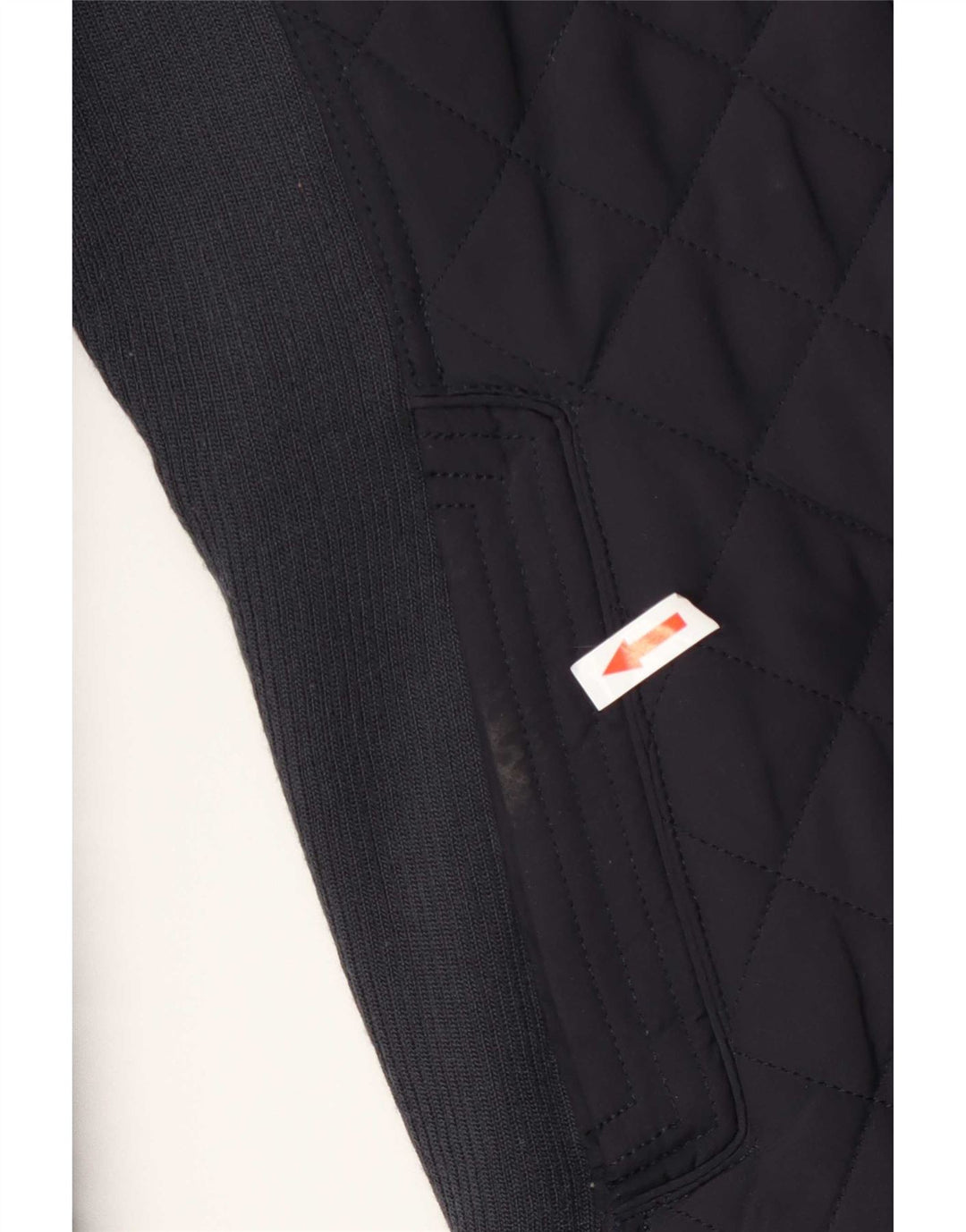 Zara Veste matelassée pour femme UK 10 Small Bleu marine