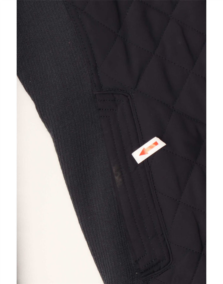 Zara Veste matelassée pour femme UK 10 Small Bleu marine