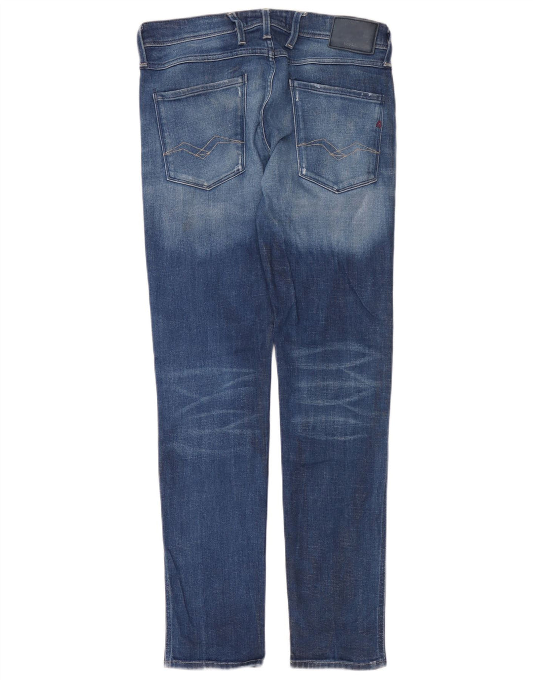 Replay Jean Slim Homme W32 L32 Bleu Coton