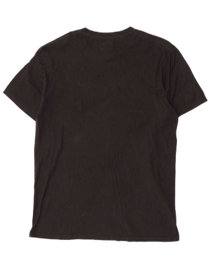 Converse T-Shirt Regular Graphic Homme Noir Moyen Coton Music