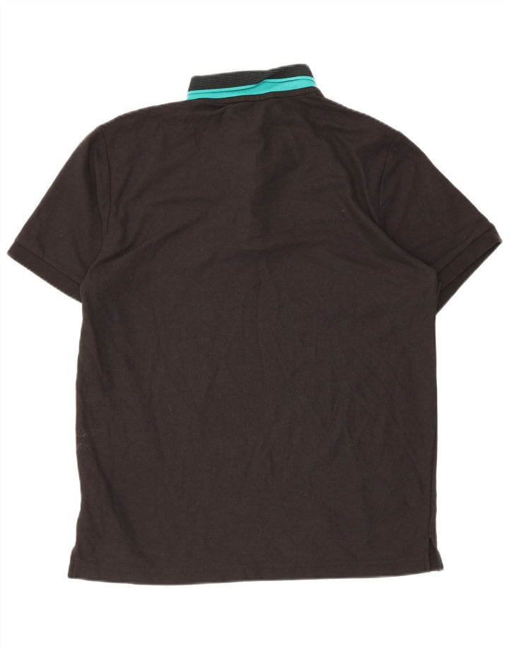 Puma Polo Homme Noir Moyen Colourblock Cotton