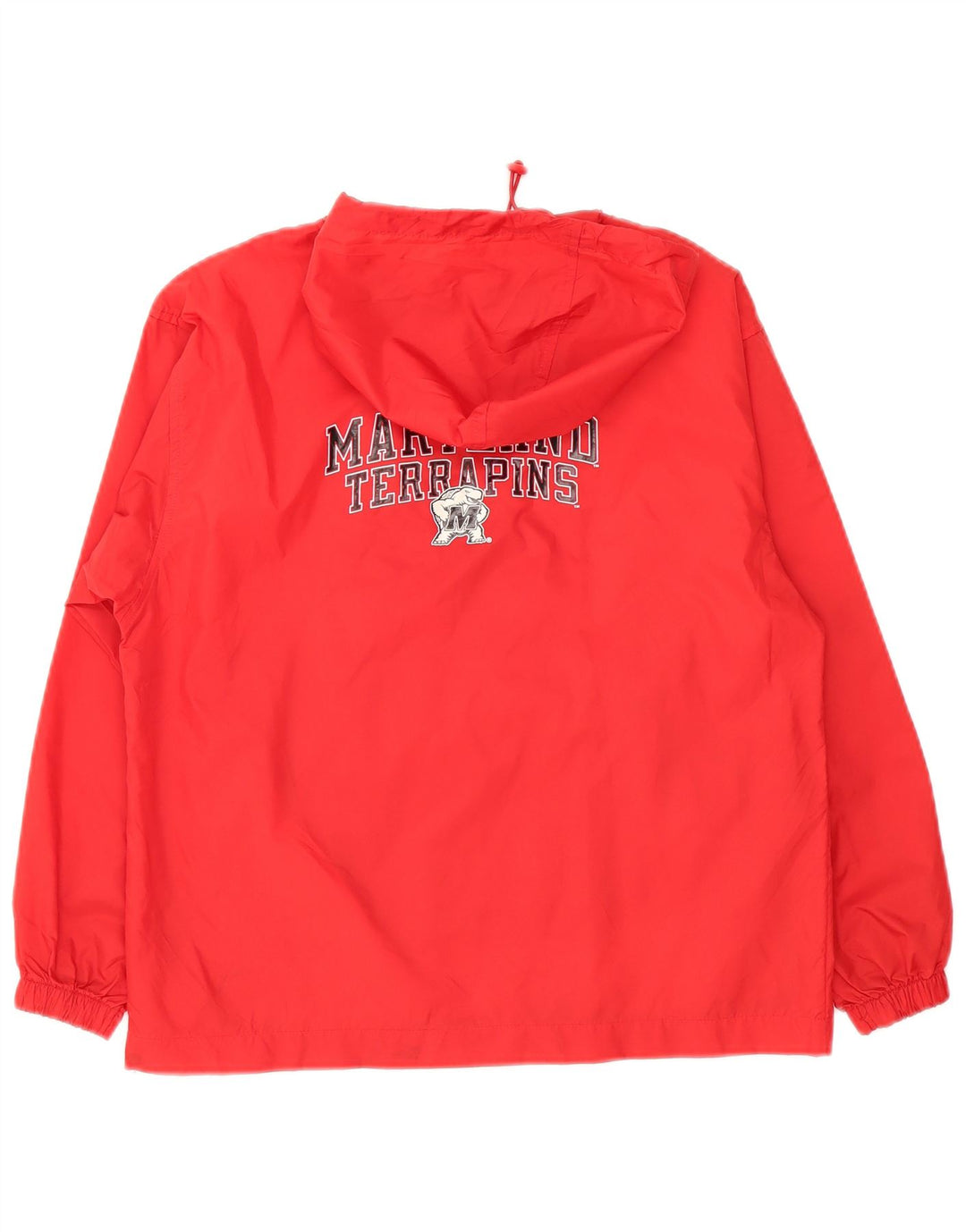 Champion Veste de pluie à capuche pour fille 11-12 ans Grand nylon rouge