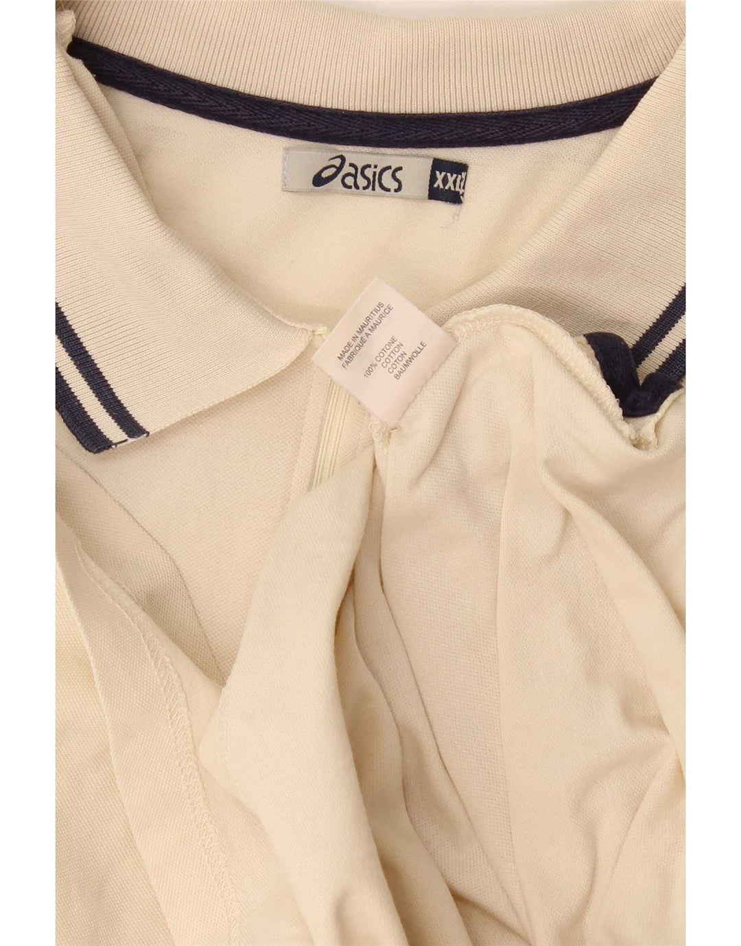 Asics Polo Homme 2XL Coton Beige