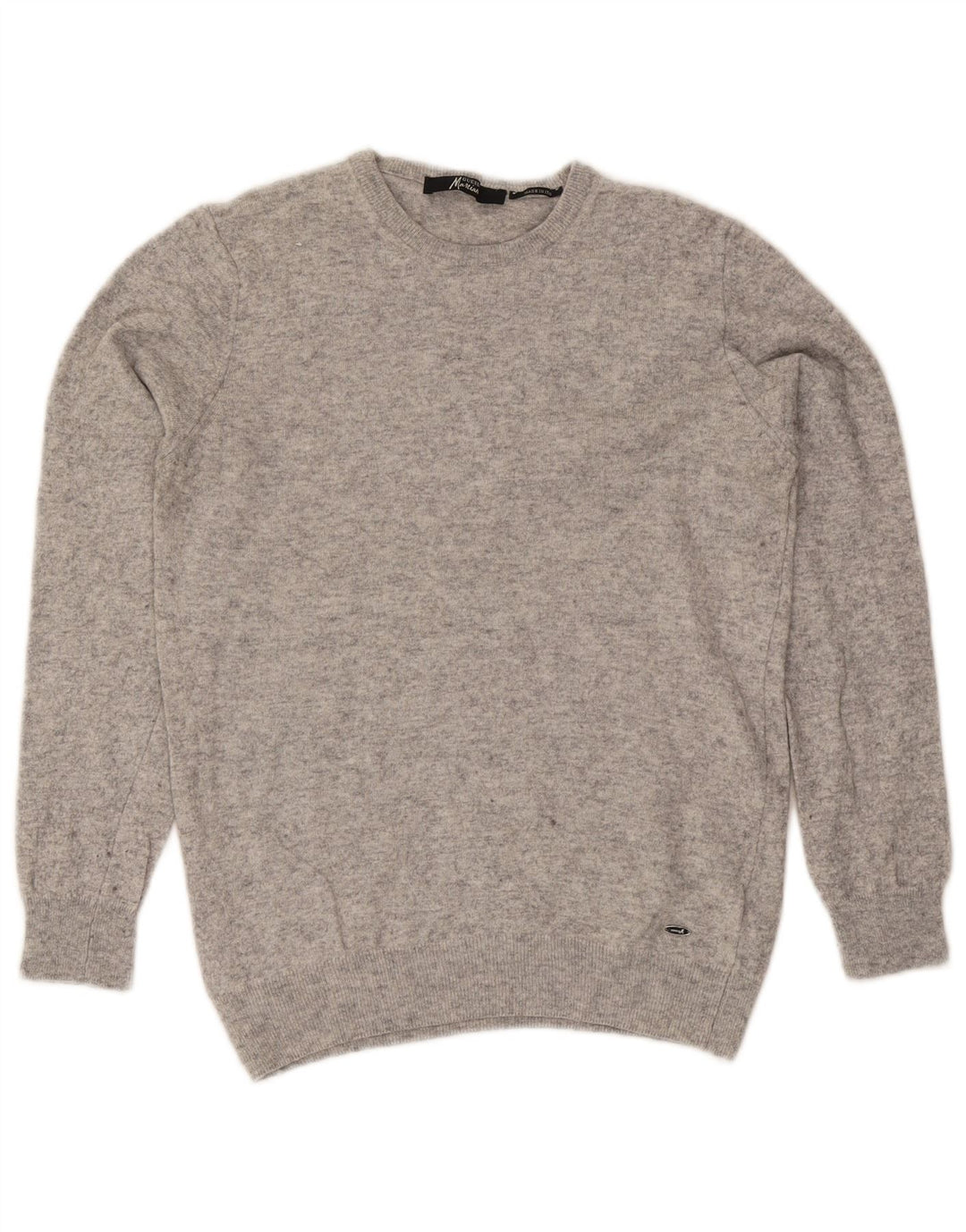 Guess Pull Col Ras du Cou Homme Gris Moyen Moucheté Viscose