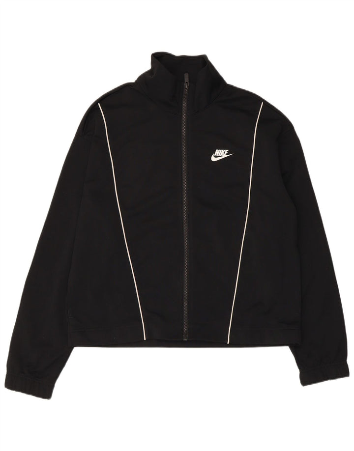 Nike Veste de survêtement pour femme UK 14 Medium Noir Polyester