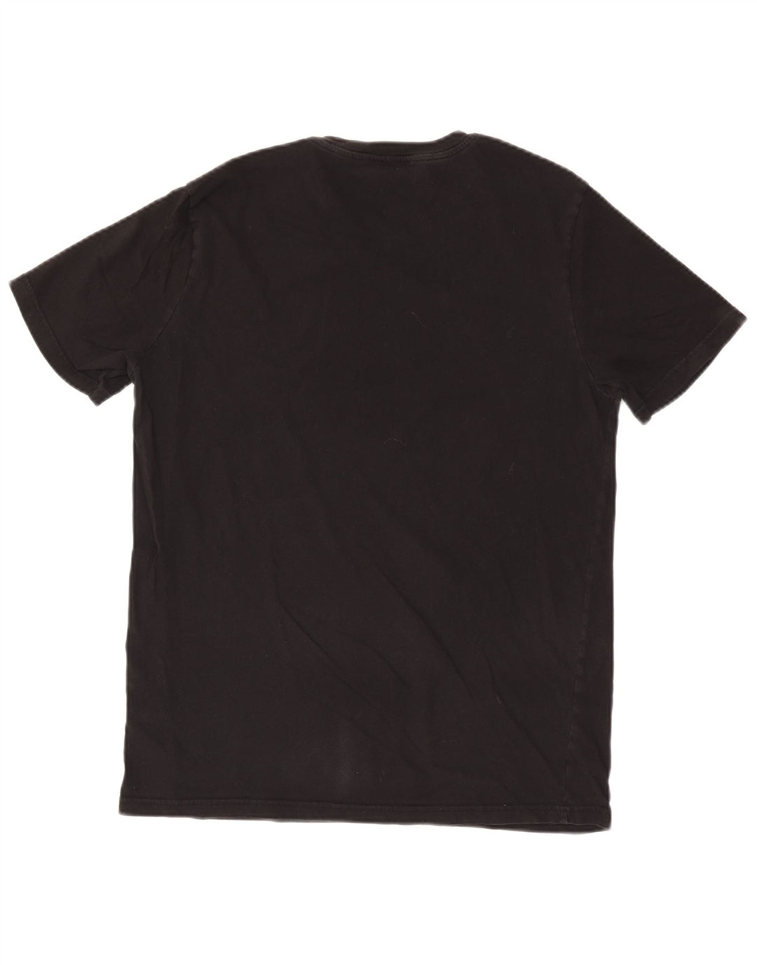 Benetton T-Shirt Homme Haut Large Noir Coton