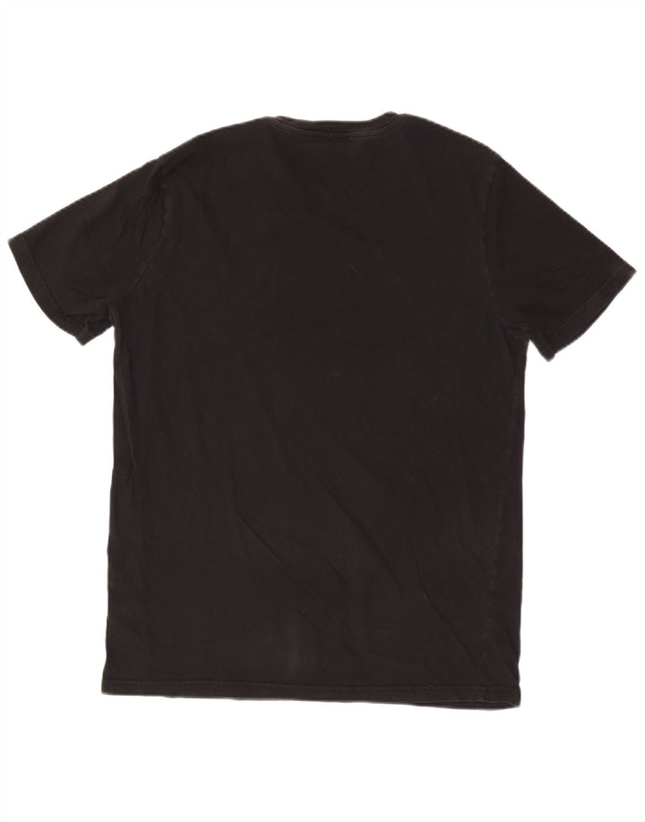 Benetton T-Shirt Homme Haut Large Noir Coton