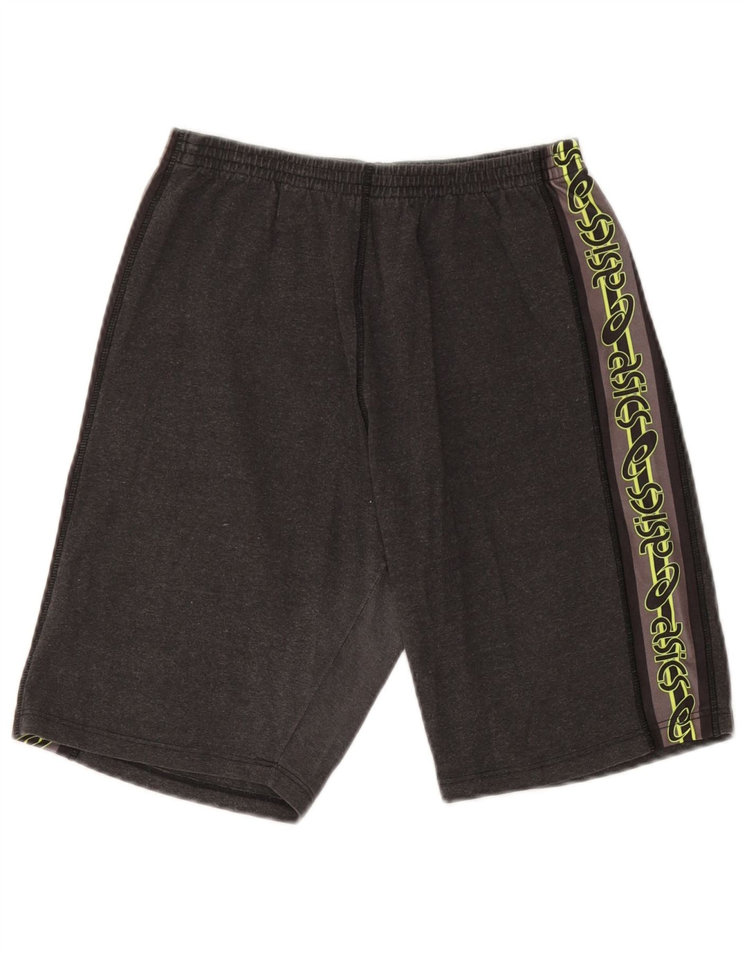 Asics Short de Sport Graphic Homme XL Gris Coton