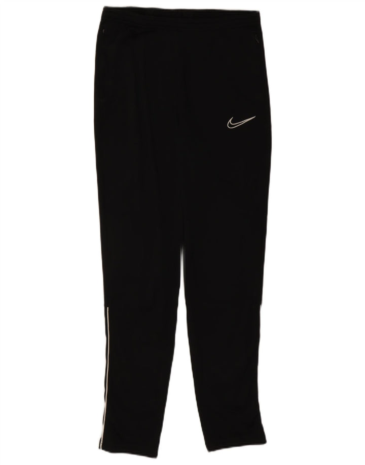 Pantalon de survêtement Nike Dri Fit pour femme UK 12 Polyester noir moyen