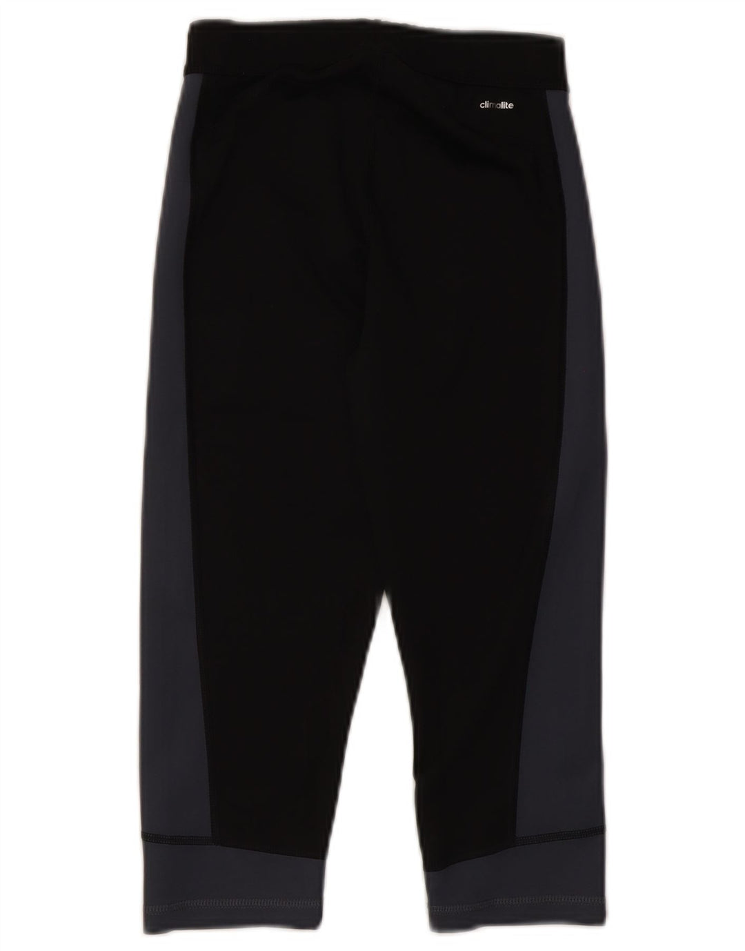 Adidas Legging Capri Femme UK 8/10 Petit Noir Colorblock Polyester